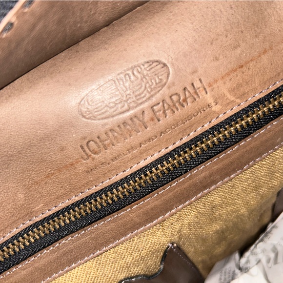 Johnny Farrah leather crossbody briefcase - Picture 11 of 11